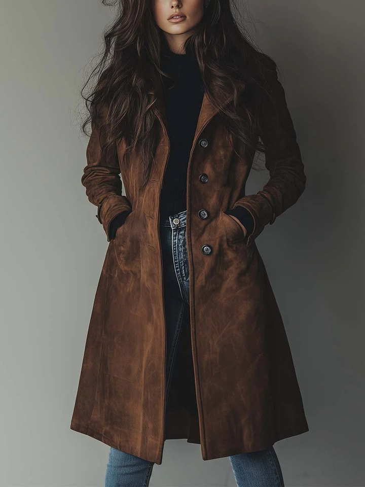 Teresa | Klassischer Vintage Trenchcoat