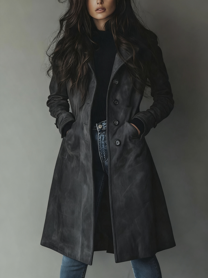 Teresa | Klassischer Vintage Trenchcoat