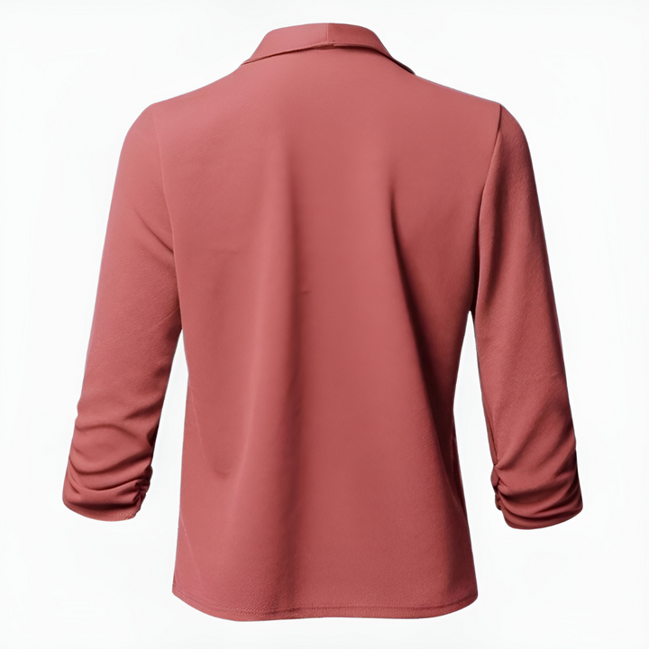 Thekla Damen Blazer mit Schalkragen und offener Front
