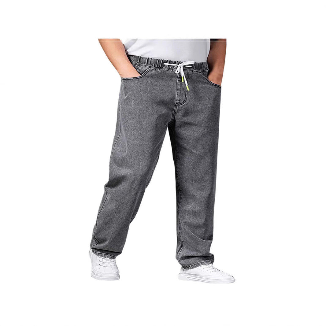 Timo | Herren Denim Jogginghose mit Kordelzug