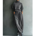 Tjorven | Damen Zweiteiler mit Stehkragen-Pullover und weiter Hose