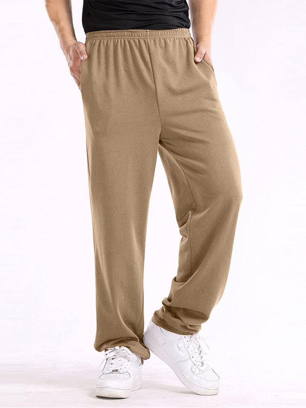 Tobias Herren Freizeithose mit elastischem Bund und Seitentaschen – Camel