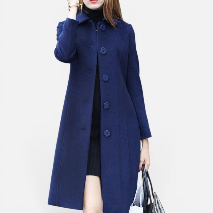 Trenchcoat dames met klassieke knoopsluiting en getailleerde pasvorm