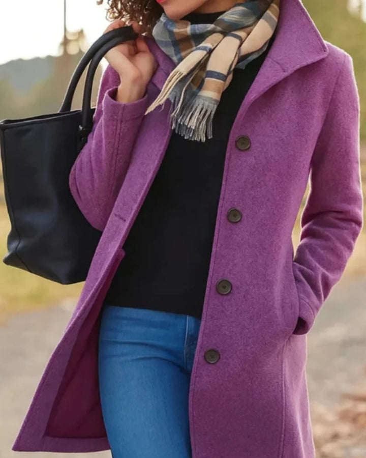 Trenchcoat Damen mit Langem Schnitt und Klassischem Revers