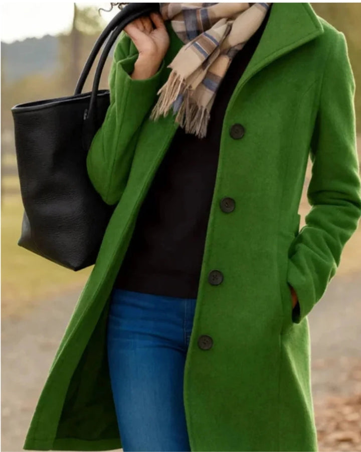 Trenchcoat Damen mit Langem Schnitt und Klassischem Revers