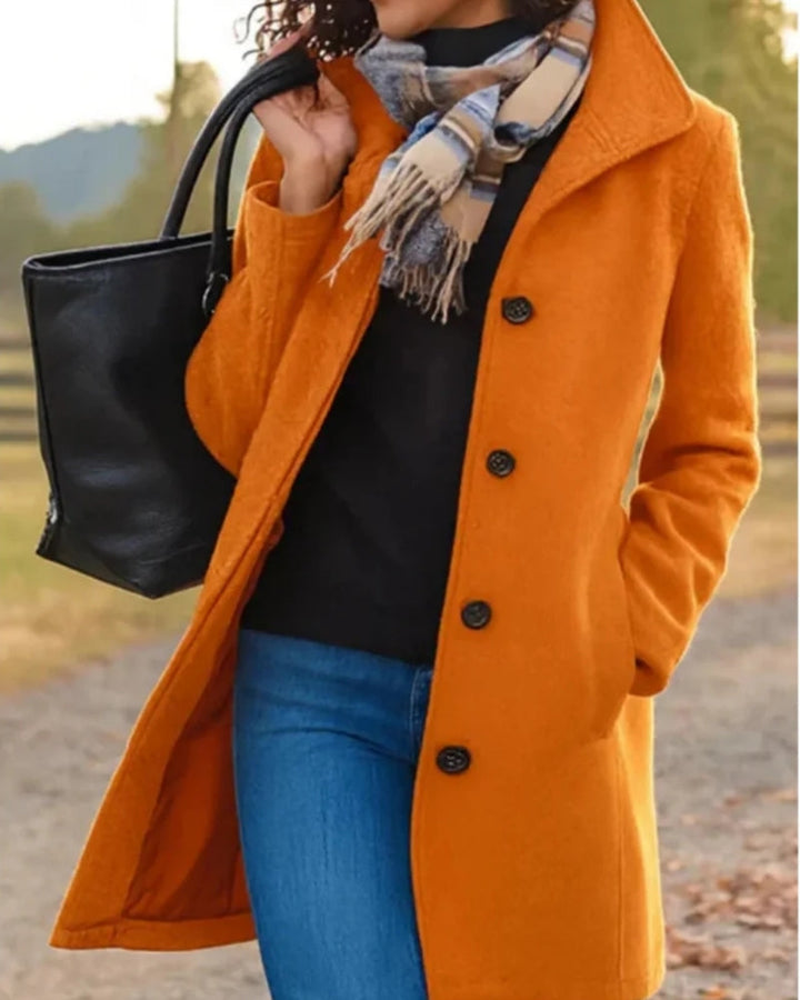 Trenchcoat Damen mit Langem Schnitt und Klassischem Revers