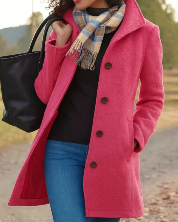 Trenchcoat Damen mit Langem Schnitt und Klassischem Revers