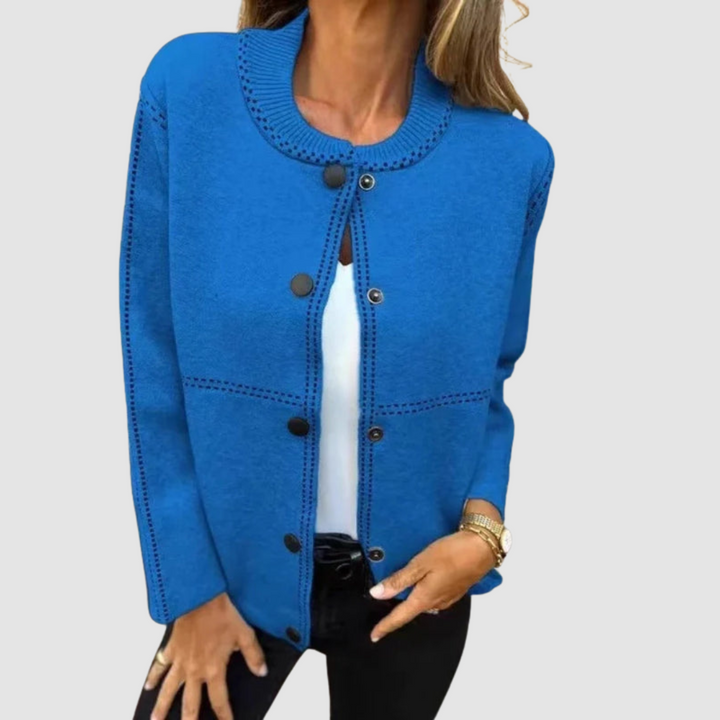 Übergangsjacke Damen mit Reißverschluss und Kordelzugsaum