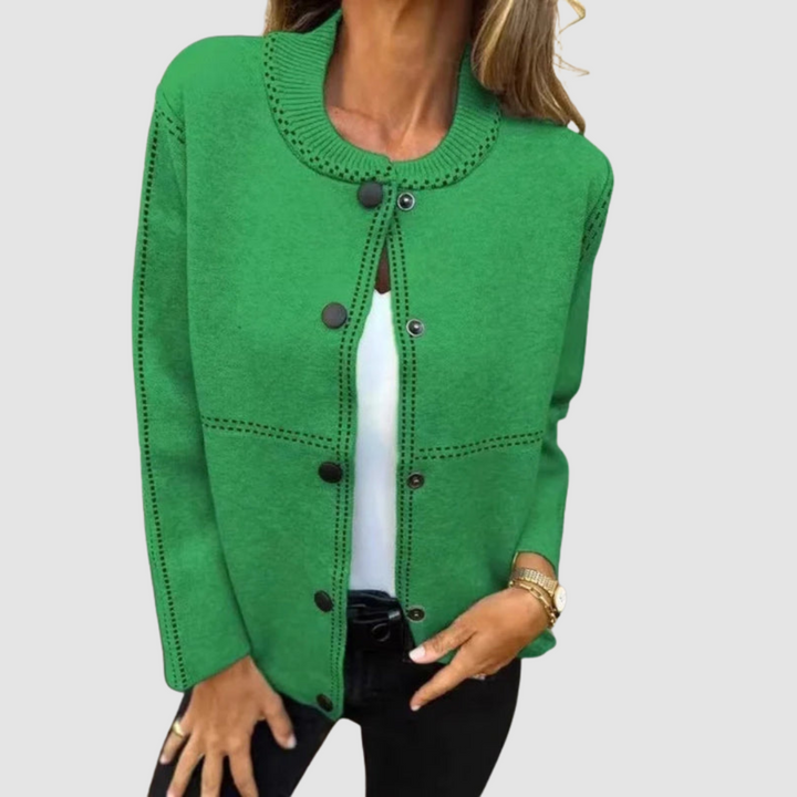 Übergangsjacke Damen mit Reißverschluss und Kordelzugsaum