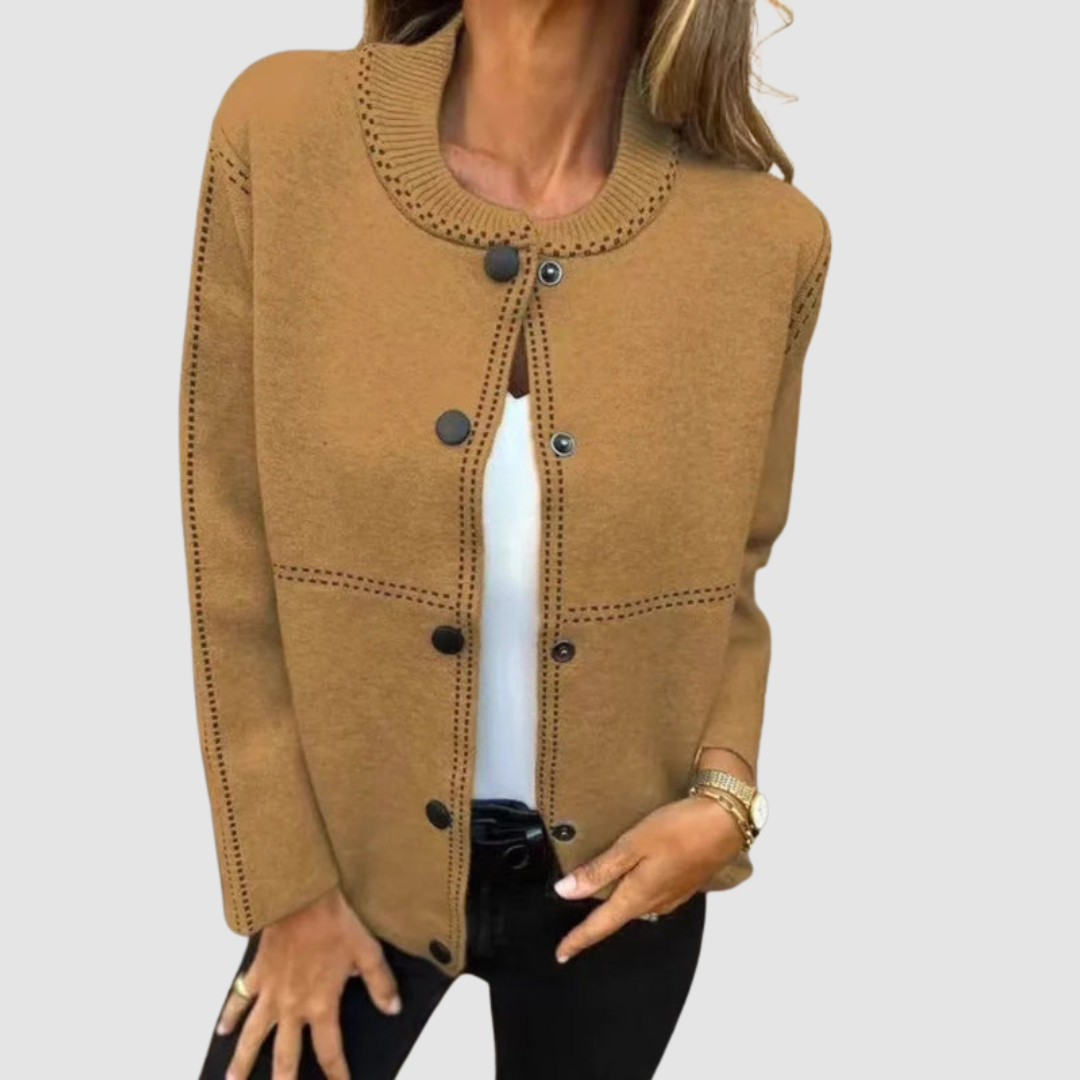 Übergangsjacke Damen mit Reißverschluss und Kordelzugsaum