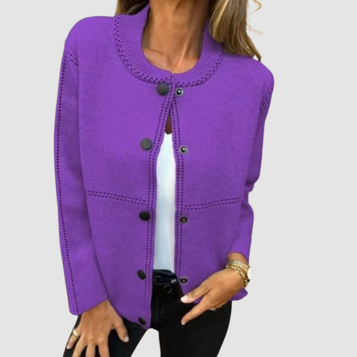 Übergangsjacke Damen mit Reißverschluss und Kordelzugsaum