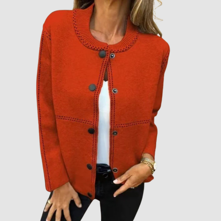 Übergangsjacke Damen mit Reißverschluss und Kordelzugsaum