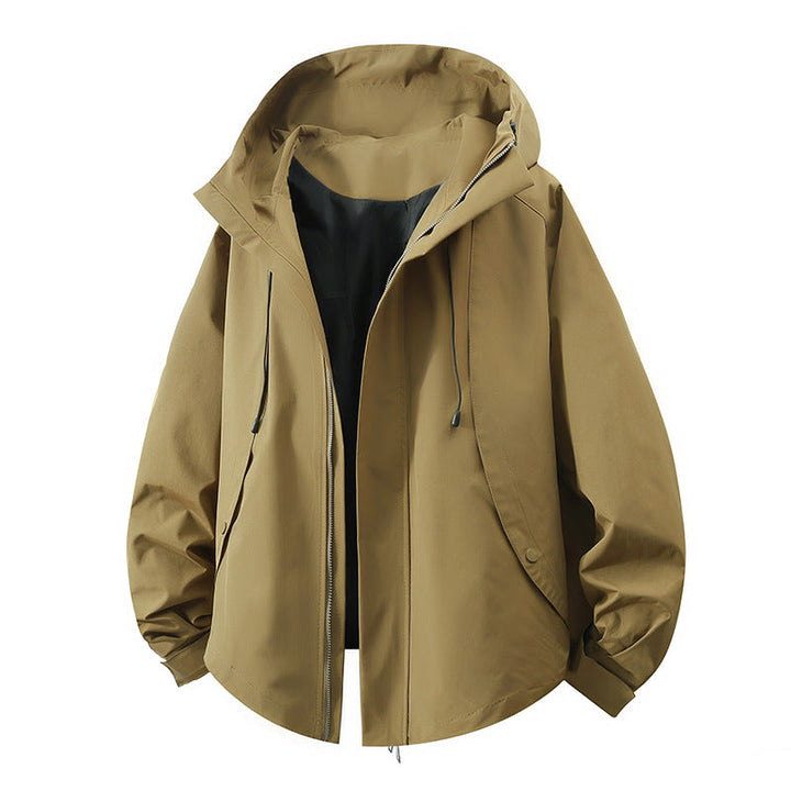 Übergangsjacke Damen mit Kapuze und Kordelzug
