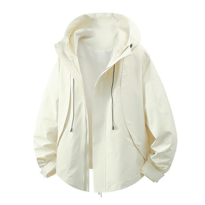 Übergangsjacke Damen mit Kapuze und Kordelzug