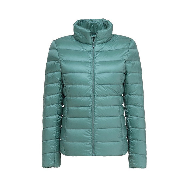 Übergangsjacke Damen mit Leichter Steppung und Reißverschluss