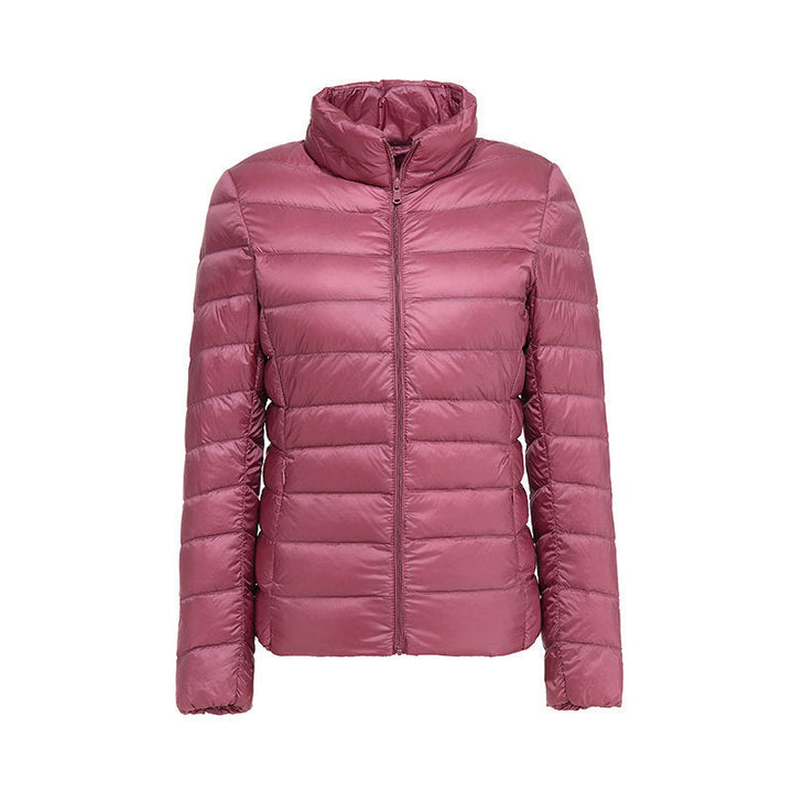 Übergangsjacke Damen mit Leichter Steppung und Reißverschluss