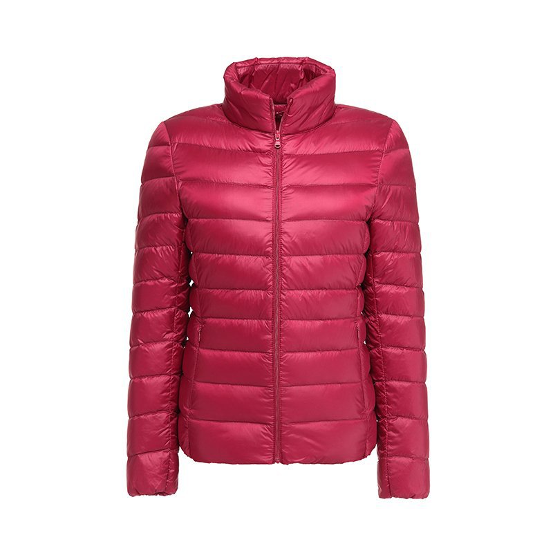 Übergangsjacke Damen mit Leichter Steppung und Reißverschluss