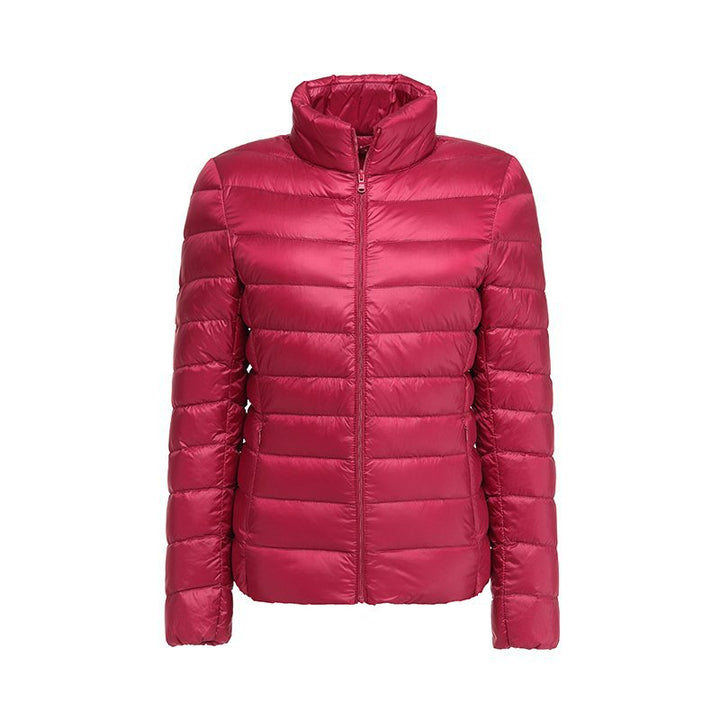 Übergangsjacke Damen mit Leichter Steppung und Reißverschluss