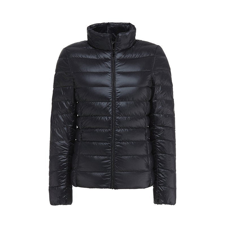 Übergangsjacke Damen mit Leichter Steppung und Reißverschluss
