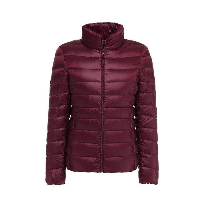 Übergangsjacke Damen mit Leichter Steppung und Reißverschluss