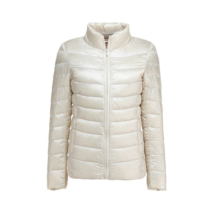 Übergangsjacke Damen mit Leichter Steppung und Reißverschluss
