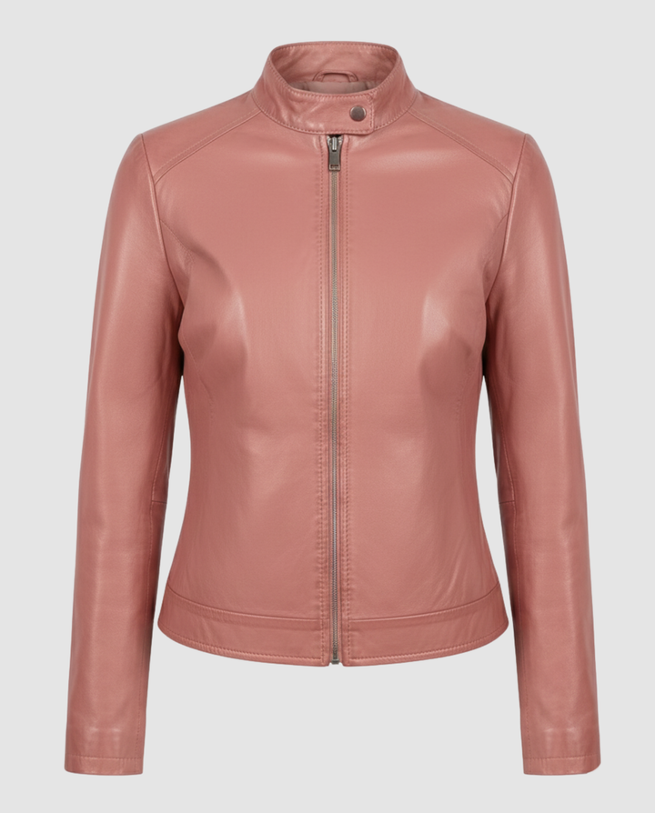 Übergangsjacke Damen mit Reißverschluss und Umlegekragen