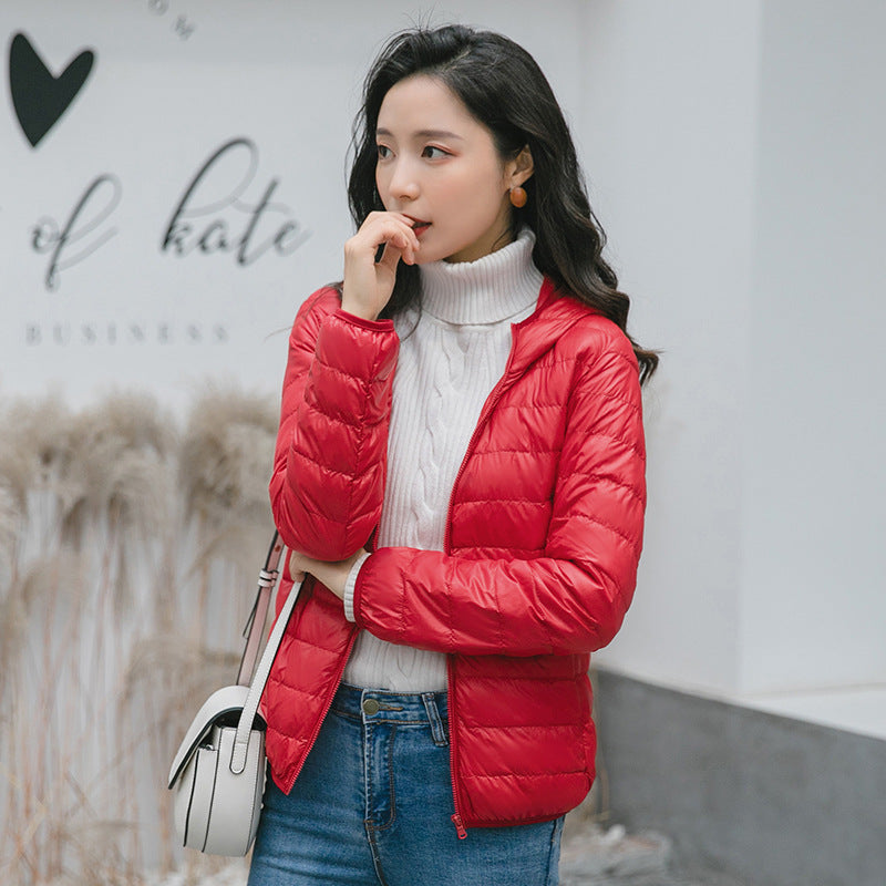 Übergangsjacke Damen mit Steppung und Stehkragen