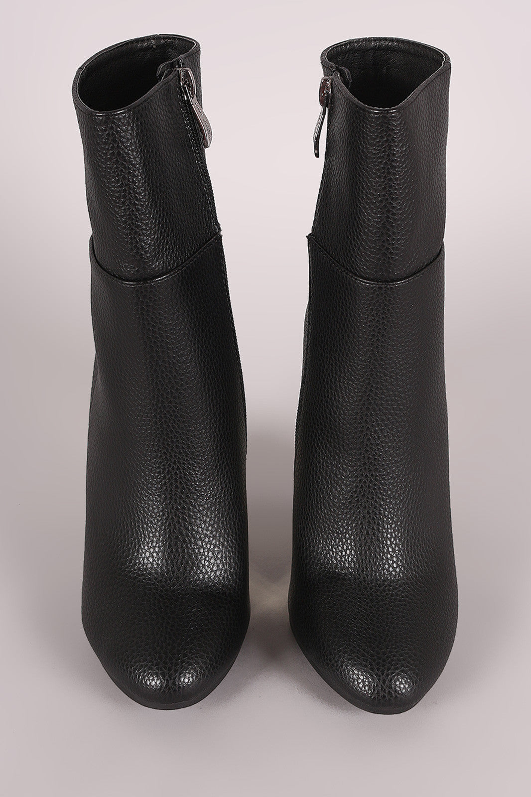 Ute Damen Metallic-Stiefeletten mit Blockabsatz