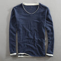 Valentin | Herren Langarm V-Neck Sweatshirt