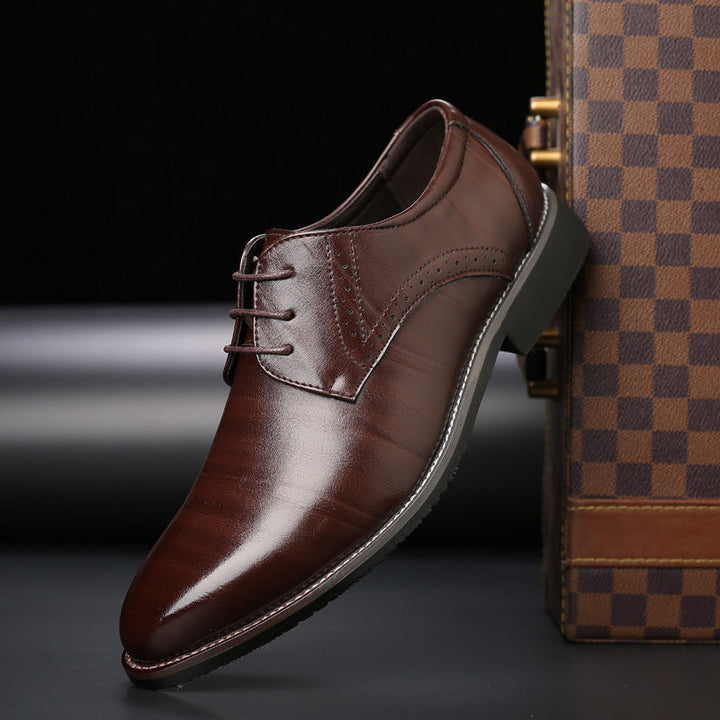 Victor | Herren Formelle Schnürschuhe mit Brogue-Details