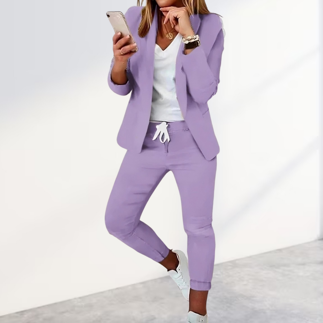 Victoria | Zweiteiliger Blazer Hosenanzug