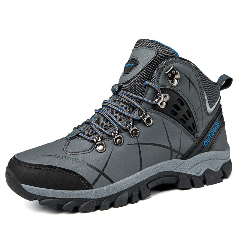 Wanderschuhe Damen mit Ausgeprägter Profilsohle und Schnürung