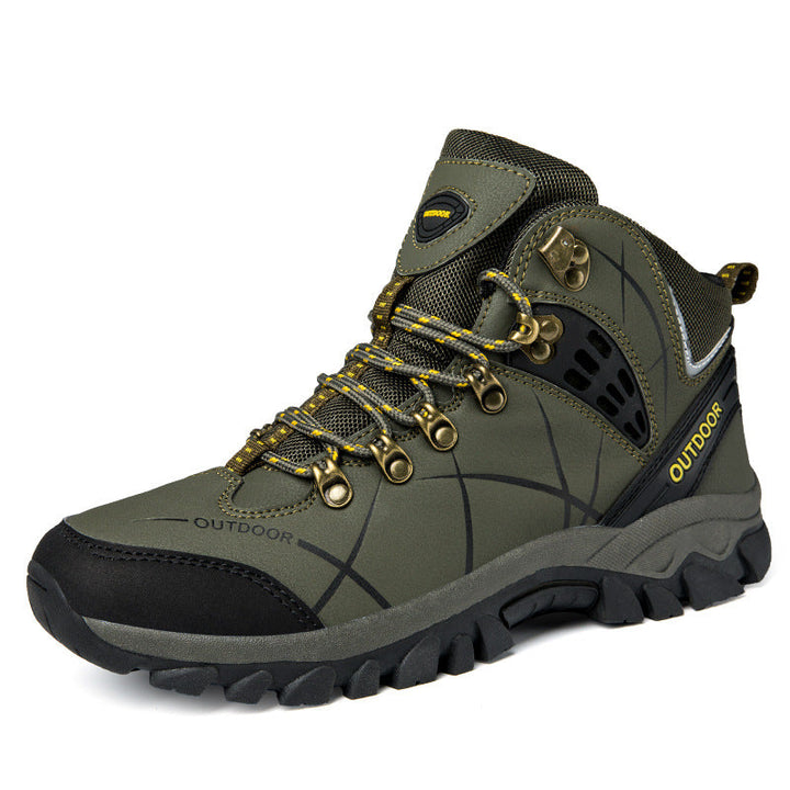 Wanderschuhe Damen mit Ausgeprägter Profilsohle und Schnürung