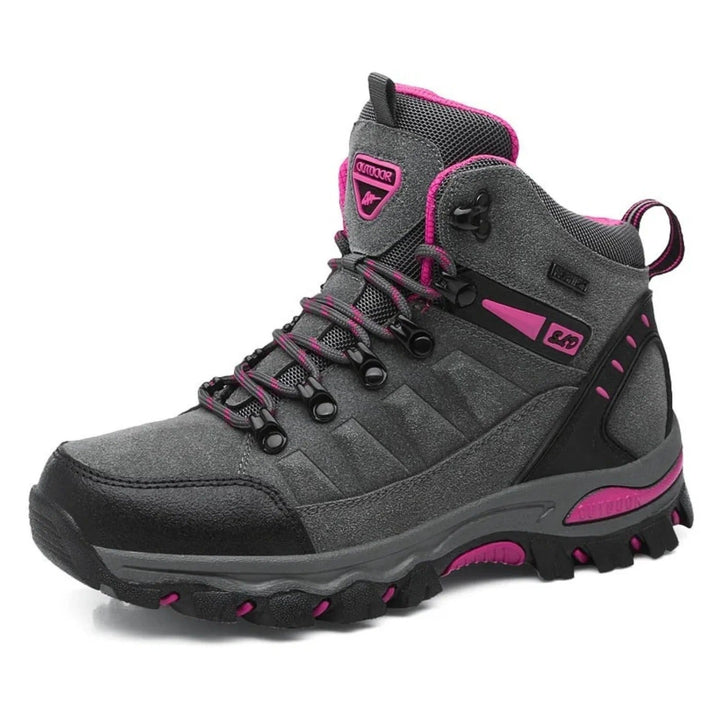 Wanderschuhe Damen mit Durchgehender Schnürung und Trekkingsohle