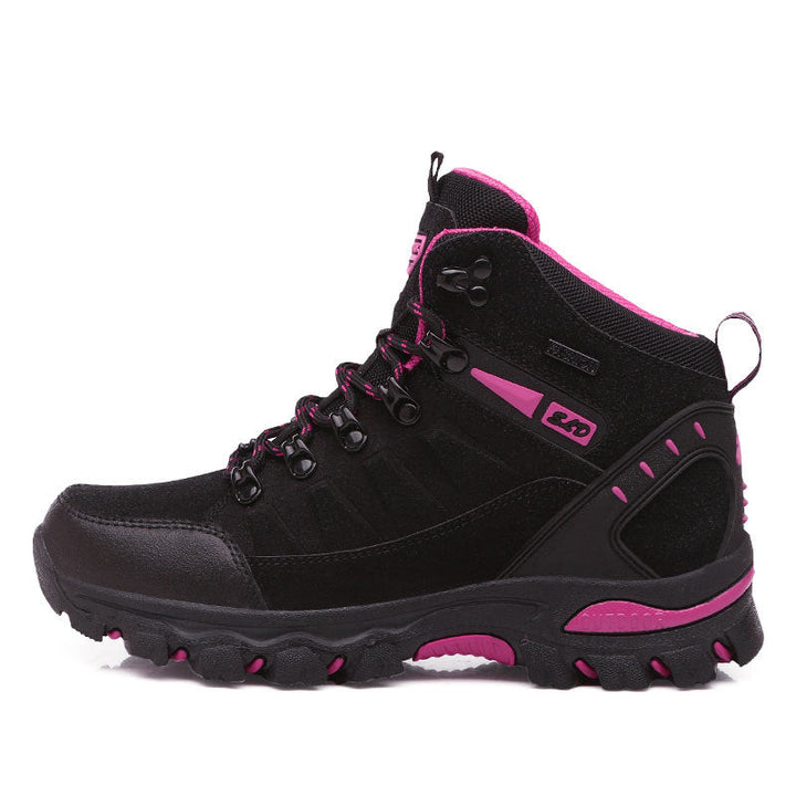Wanderschuhe Damen mit Durchgehender Schnürung und Trekkingsohle