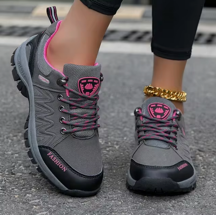 Wanderschuhe Damen mit Flexiblem Sohlenaufbau und Schnürung