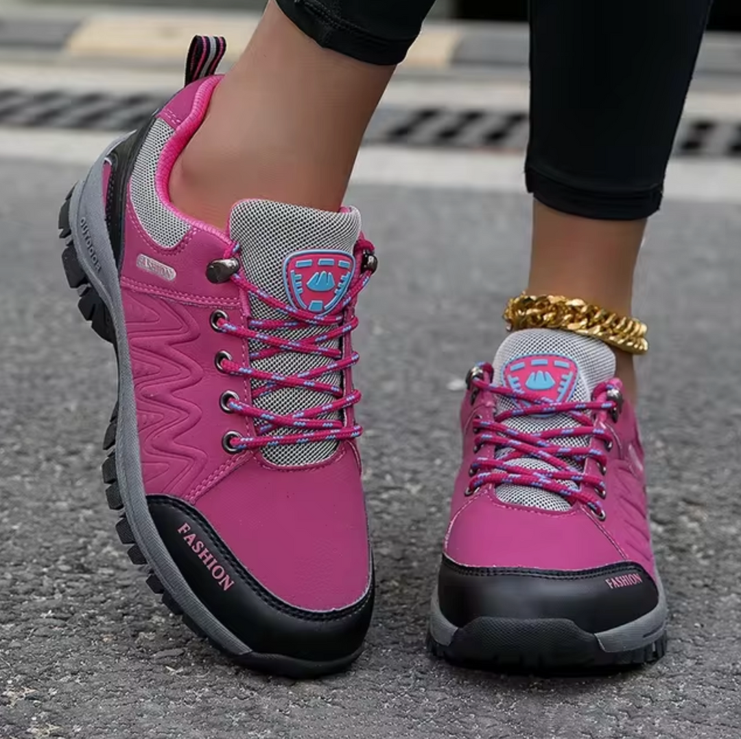 Wanderschuhe Damen mit Flexiblem Sohlenaufbau und Schnürung