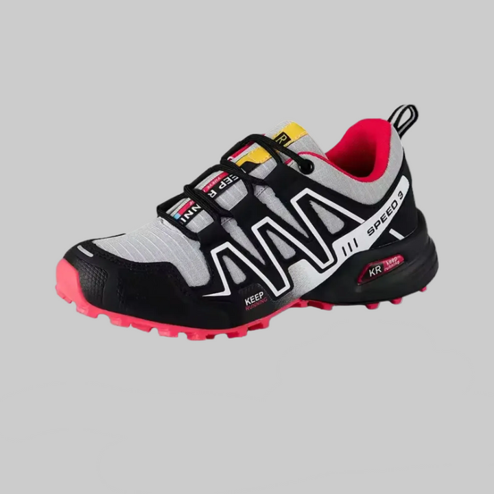 Wanderschuhe Damen mit Gepolstertem Fußbett und Mehrfarbigem Design