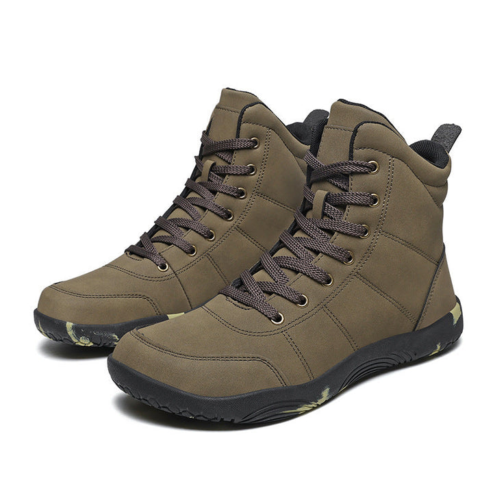 Wanderschuhe Damen mit Hohem Schaft und Profilsohle