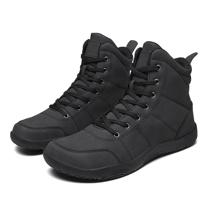 Wanderschuhe Damen mit Hohem Schaft und Profilsohle