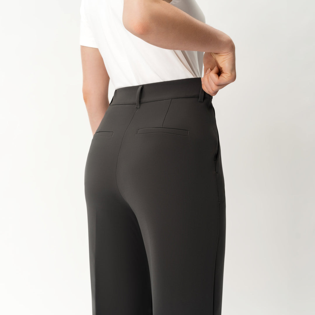 Wiebke Stoffhose Dunkelgrau