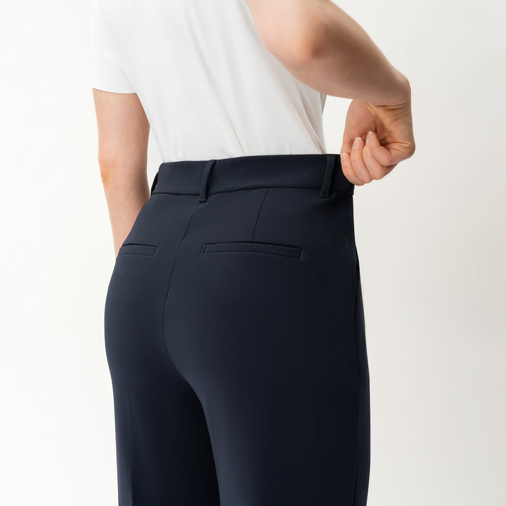 Wiebke Stoffhose Marineblau