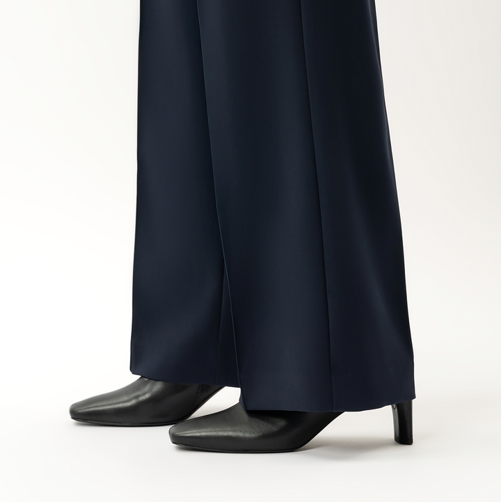 Wiebke Stoffhose Marineblau
