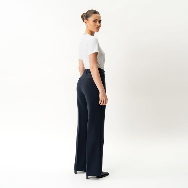 Wiebke Stoffhose Marineblau