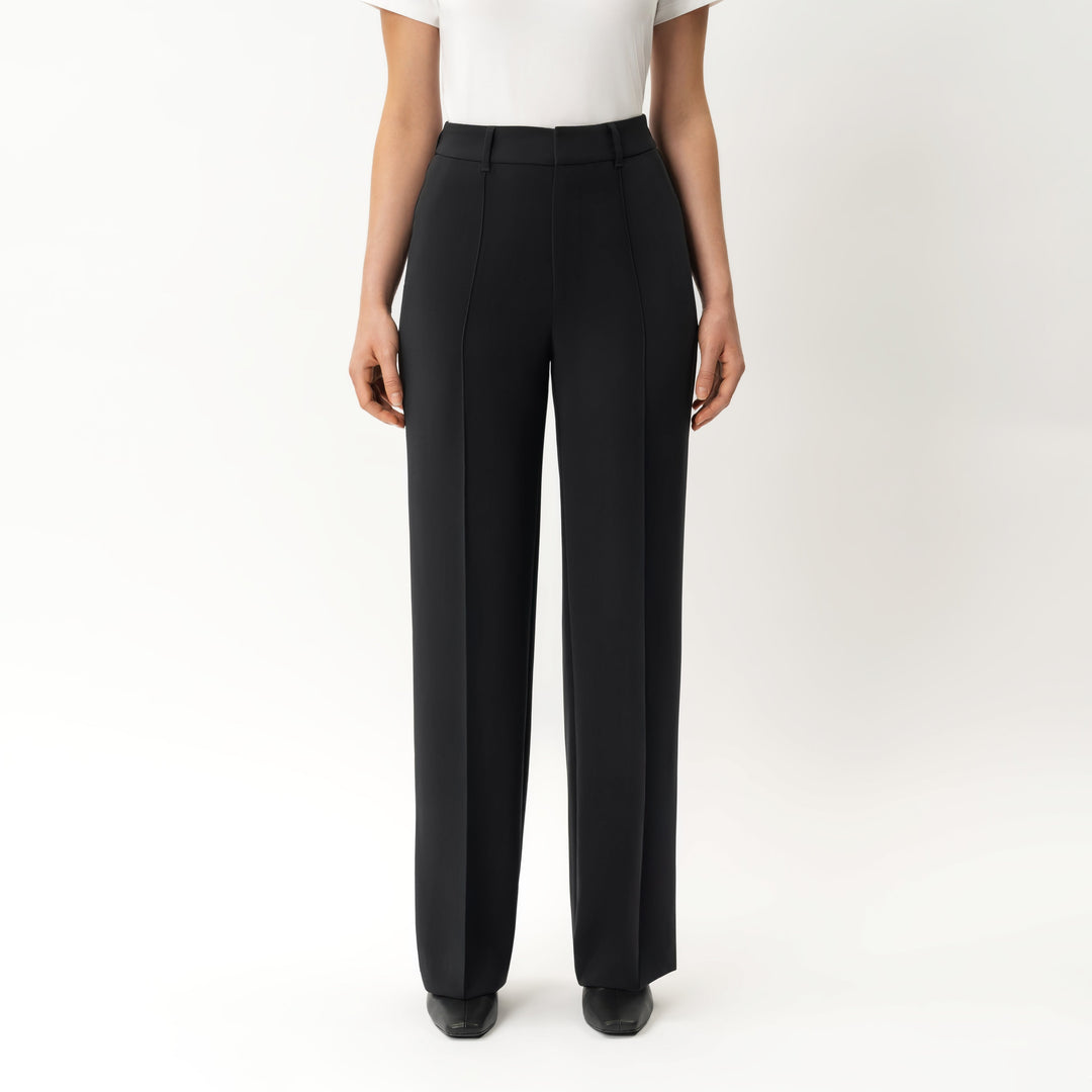 Wiebke Stoffhose Schwarz
