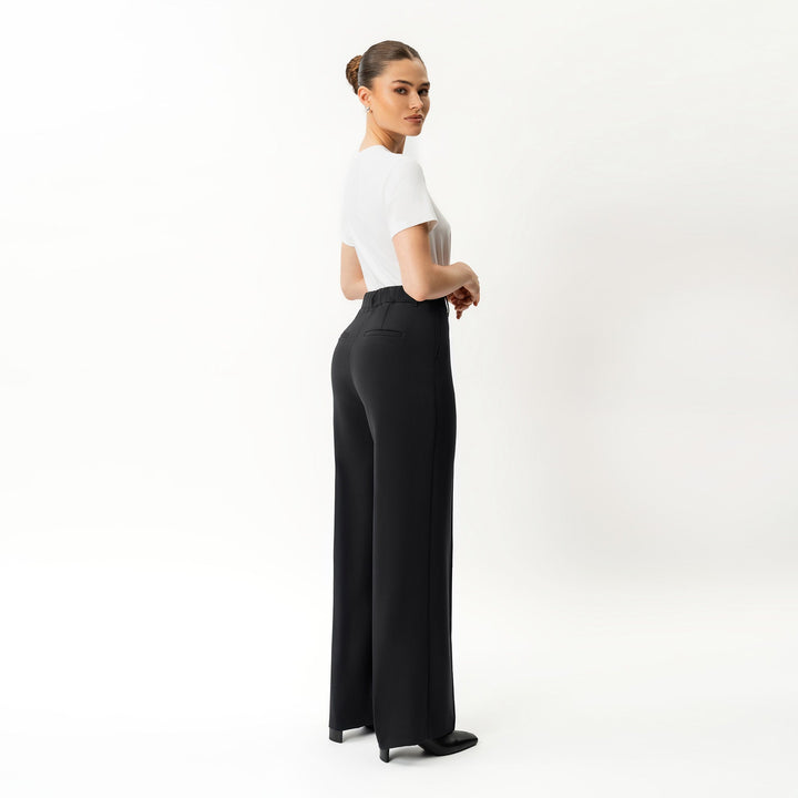 Wiebke Stoffhose Schwarz