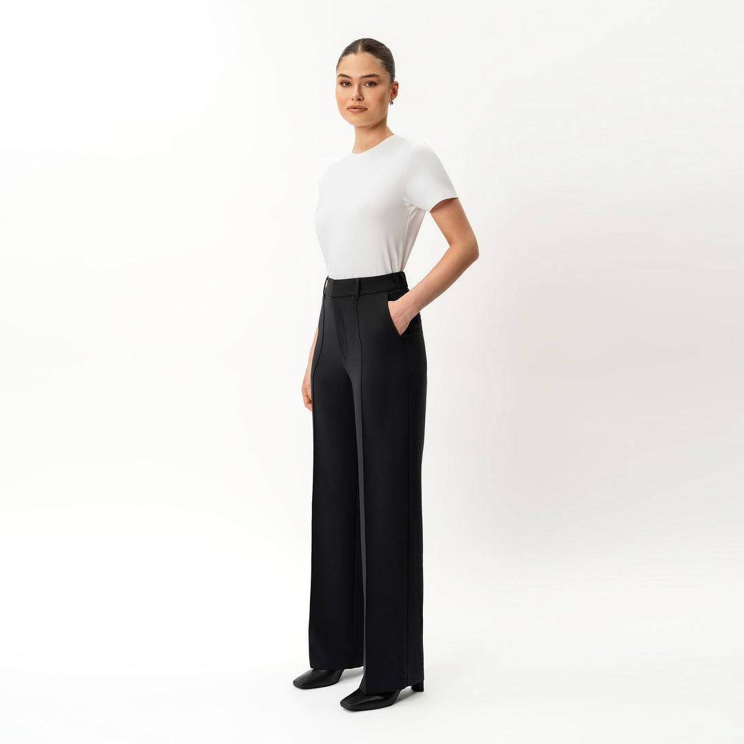 Wiebke Stoffhose Schwarz
