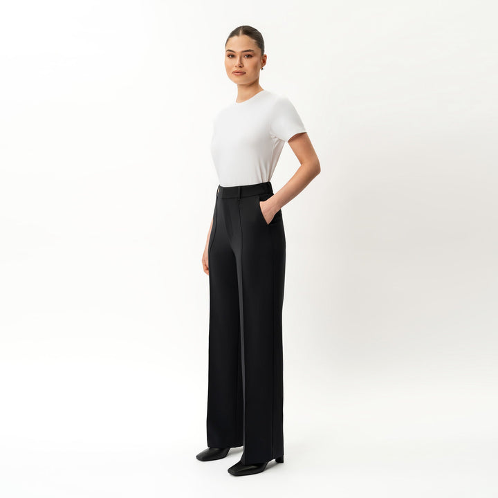 Wiebke Stoffhose Schwarz