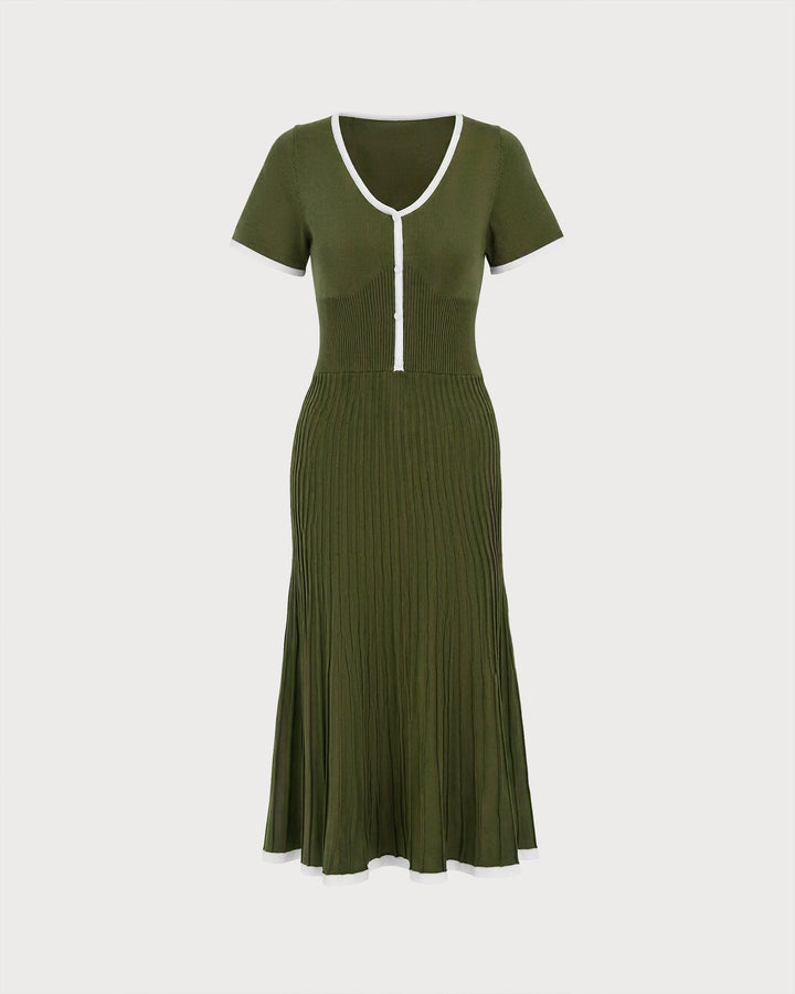 Wilma Strickkleid Grün