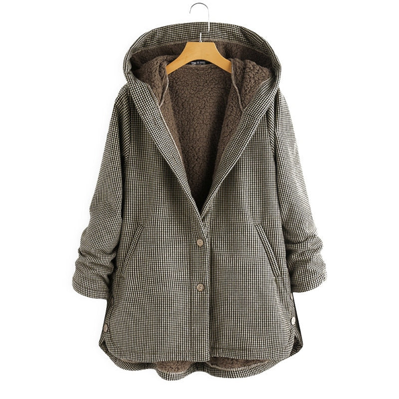Winterjacke Damen mit Kapuze und Elegantem Schnitt